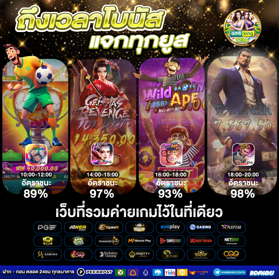 เว็บ พนันอันดับ1 - แบนเนอร์โปรโมชั่น