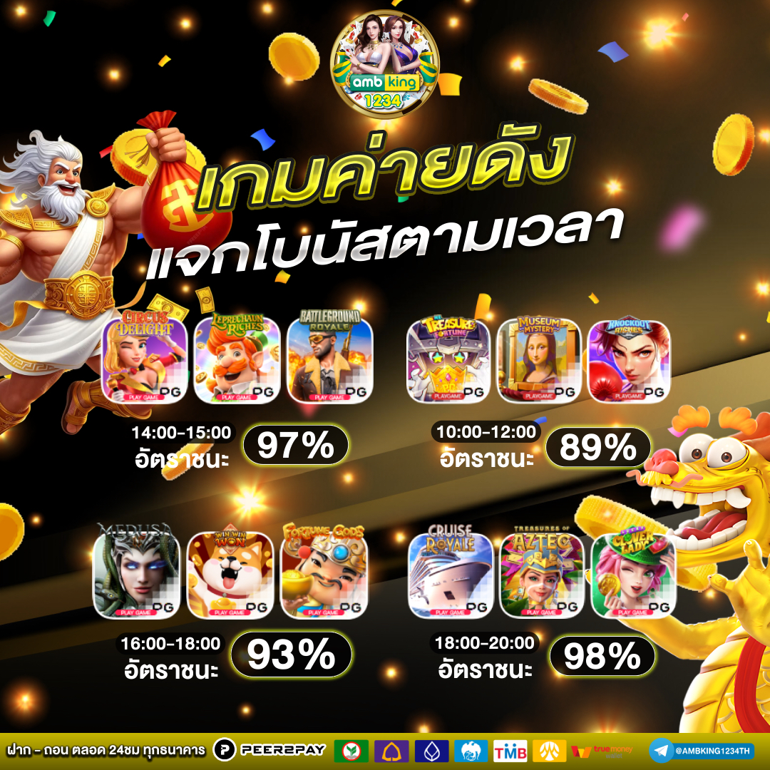 เกมส์สล็อต ได้เงินจริง - แบนเนอร์โปรโมชั่น